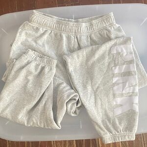 VS PINK Gray Sweatpants